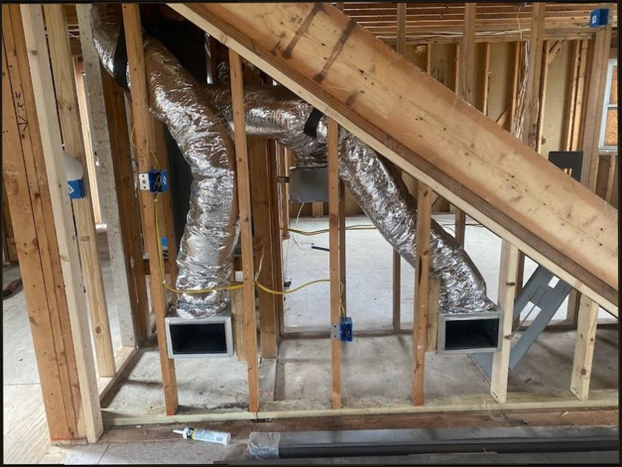 Ductwork installation in new construction — Fast Neighborhood Furnace Experts