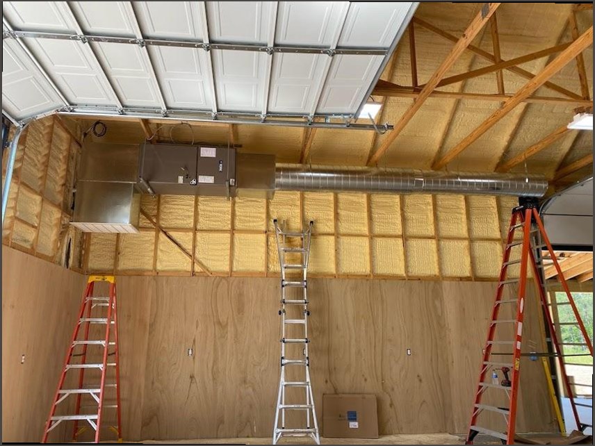 HVAC air handler installation by Fast Neighborhood Furnace Experts